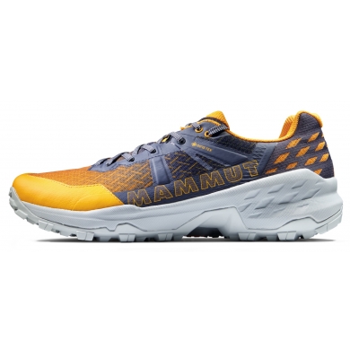 Mammut Trail-Laufschuhe Sertig II Low GTX (Multifunktion, wasserdicht) marineblau/gelb Herren